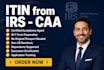 get your itin number from irs as certified acceptance agent