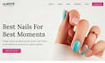 build squarespace nail salon website nail technician appointment booking website