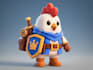 create stylized 3d game characters rigged and animated in blender