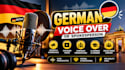 be your professional male german voice over