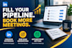 do linkedin outreach, b2b lead generation and appointment setting