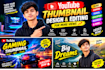 design professional you tube thumbnails