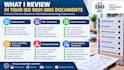 review and improve your iso 9001 qms documents