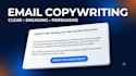 write email copywriting, sales copy and ad copy