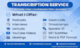 transcribe audio and video to text accurately
