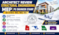 architect review structural engineering mep pe engineer stamp in utah MD mo ks