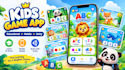 design and develop a fun kids game app for ios and android