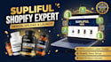 set up supliful store design supplement product labels upload