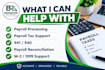 do US payroll tax filing, payroll processing and compliance