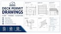 draw deck permit plans, framing plans and architectural drawings