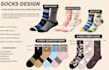 design unique socks cad and bmp files