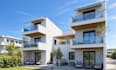 reconstruct luxury townhouse, residential block development, streetscape render