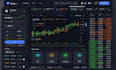build a modern cryptocurrency trading  website and dashboard