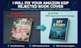 fix, edit, redesign  rejected kindle cover, kdp cover, KDP book cover for amazon