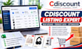 do cdiscount product listing bulk upload marketplace SEO optimization