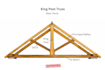 design king post and queen post timber roof trusses