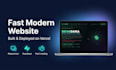 build a fast, modern website and deploy it on vercel