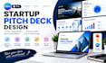 do professional startup pitch deck and business presentation
