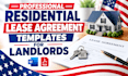 prepare professional residential lease agreement templates for landlords