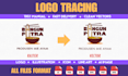 vector tracing, convert logo, vectorize ai image, redraw