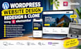 wordpress website design and redesign, clone wordpress elementor website