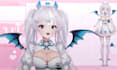 draw custom anime vtuber avatar live2d model 2d vtuber model and rigging