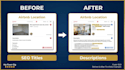 write an optimized airbnb listing title and description to boost bookings