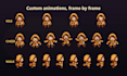 create pixel art game characters and sprite animations