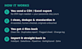 clean, dedupe and standardize your CRM or spreadsheet data