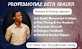 be your professional beta reader, fantasy beta reader or romance beta reader