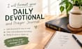 format your daily devotional and prayer journal
