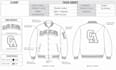 create custom varsity bomber baseball letterman jacket tech pack for manufacture