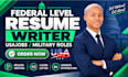 write a professional federal resume for usajobs