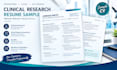 write a clinical research associate cra resume and CV