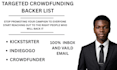build a targeted backer list for your campaign