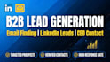 b2b lead generation email finding linkedin leads