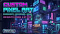 create custom 2d pixel art and game sprites