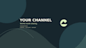 design a youtube channel banner with editable source