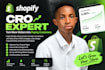 shopify cro, store audit, and conversion optimization
