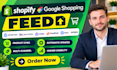 setup shopify google shopping feed simprosys multifeed casa feedhub nabu wixpa