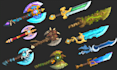 create custom low poly 3d game assets and props in blender