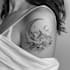 create delicate fine line flower tattoos
