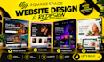 build website design, squarespace website redesign, squarespace website design