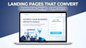 create a responsive landing page with a lead generation form