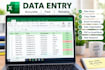 data entry, and excel data formatting create ai generated videos social media