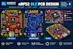 design nrf52 ble pcb, circuit schematic, bom and gerber files