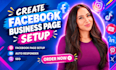 create and setup facebook business page