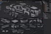 3d car modeling vehicle design cad model car bodykit low poly car part 3d print