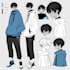 create anime character sheet and custom reference art