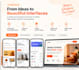 website mobile app uiux design